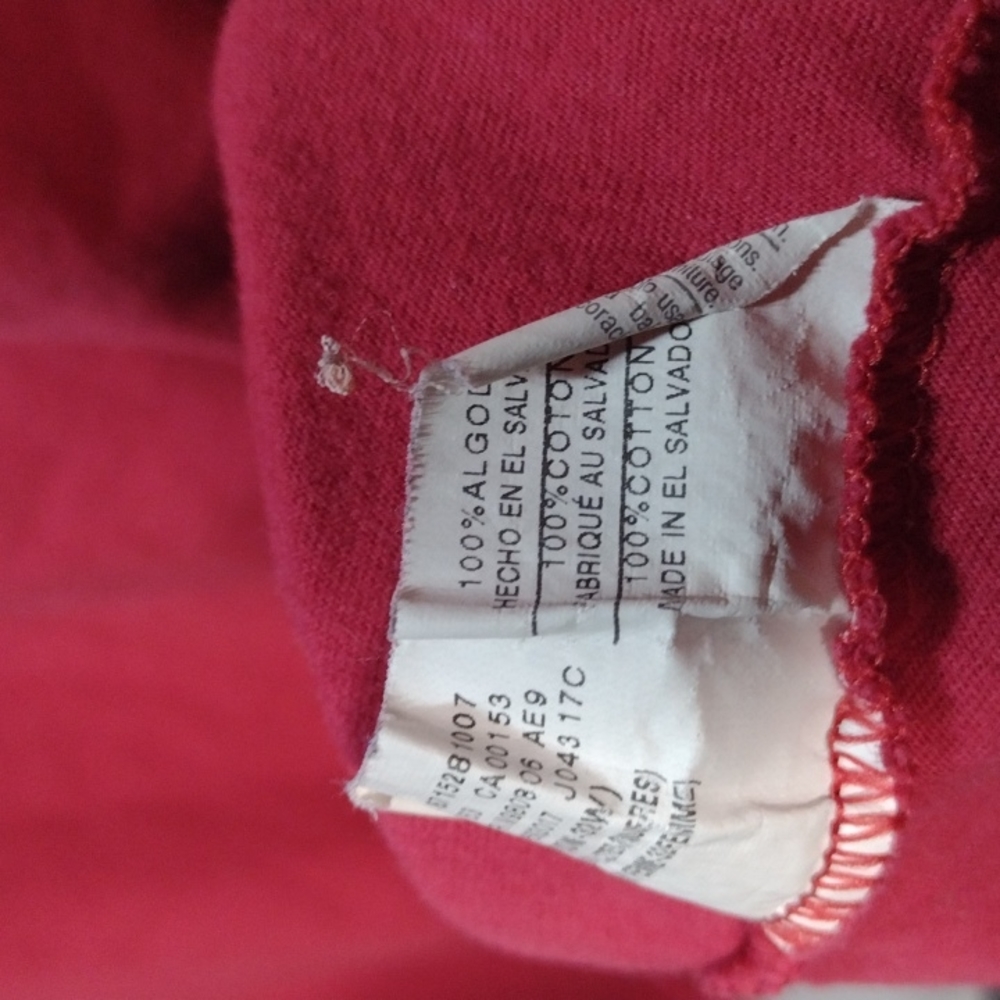 Solid Red Long Sleeve Tee - image 3